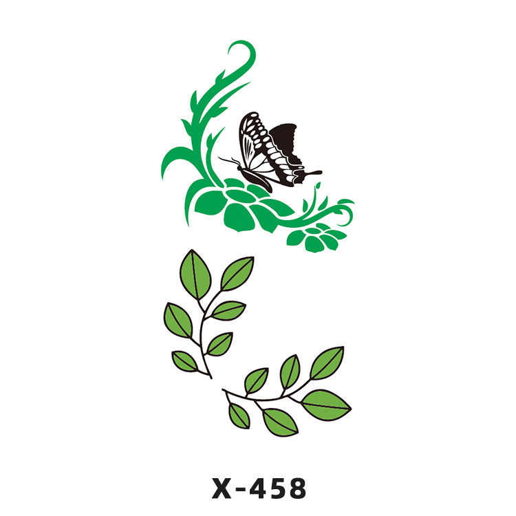 Free shipping Tattoo Tattoo Sticker Paper Waterproof Love Heart Man and Woman Cartoon Personality Couple Long Lasting Flower English Letters Fresh Tattoo Sticker