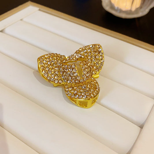 配饰胸针镶钻镂空花朵几何胸针高端小众气质胸花高级感时尚百搭饰品批发女
