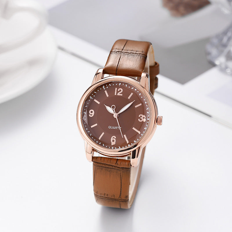 Fashion women's watchCross-Border Fashion Simple Popular Crocodile Belt Quartz Watch