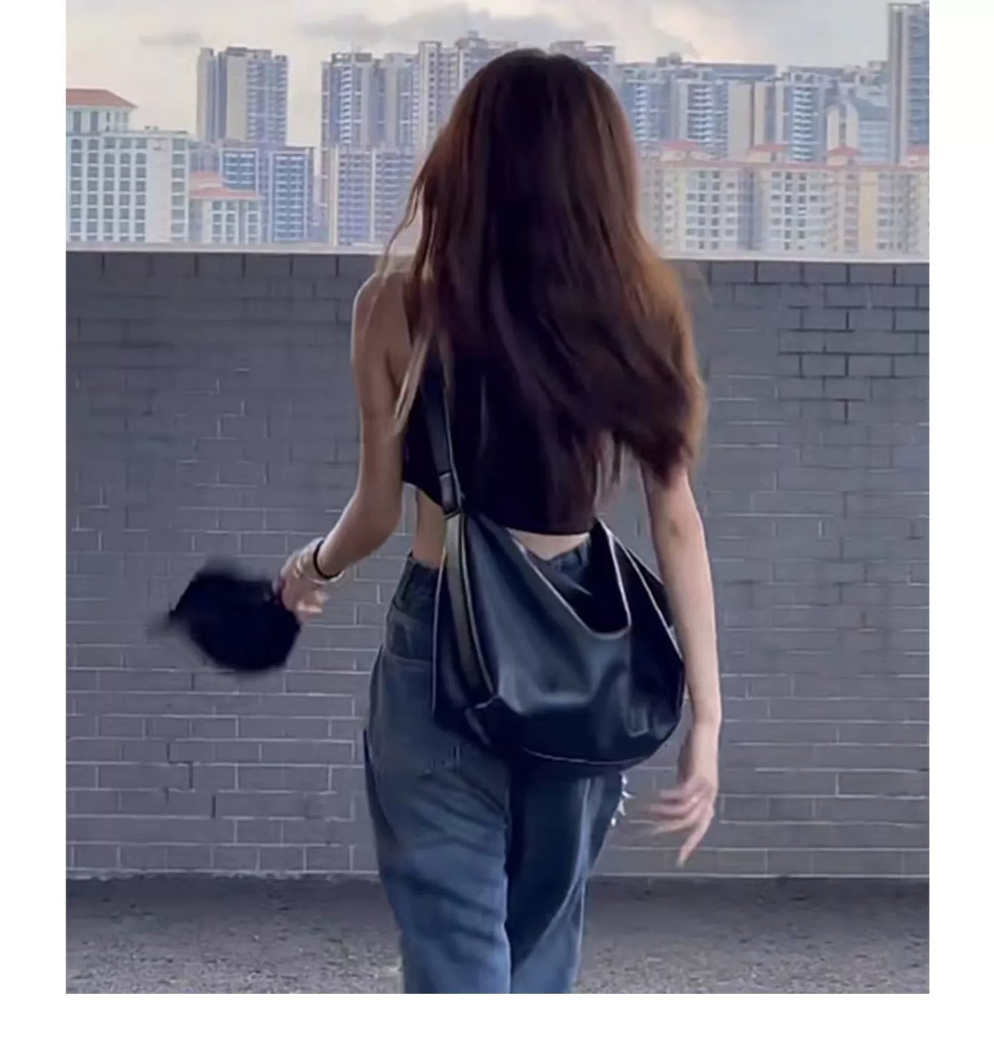Free Fast shipping !! Street Fashion Cool girl Large Capacity Premium Niche Tote Bag  Versatile Dopamine Bag