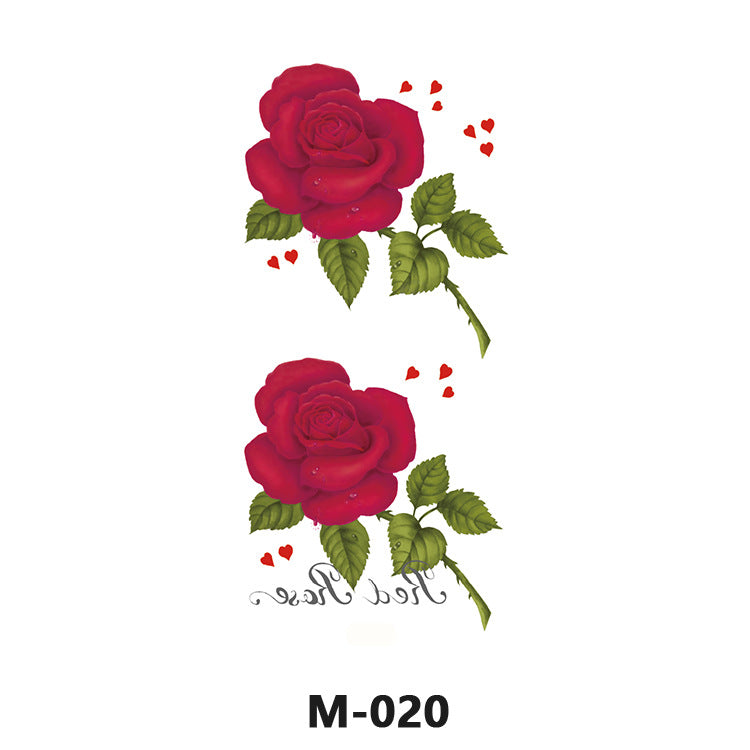 Free shipping Tattoo Factory Wholesale Tattoo Sticker Tattoo Men's and Women's Flower Butterfly Color Waterproof Tattoo Sticker Internet Celebrity Tattoo Sticker Paper