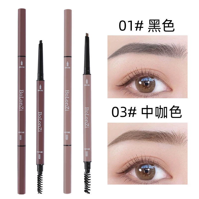 双头极细防水眉笔根根分明女持久防水防汗不脱色女初学者非常自然