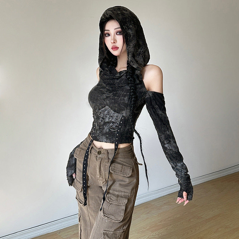 Free shipping  autumn and winter new women's clothing street fashion solid color sexy long-sleeved off-the-shoulder T-shirt tops