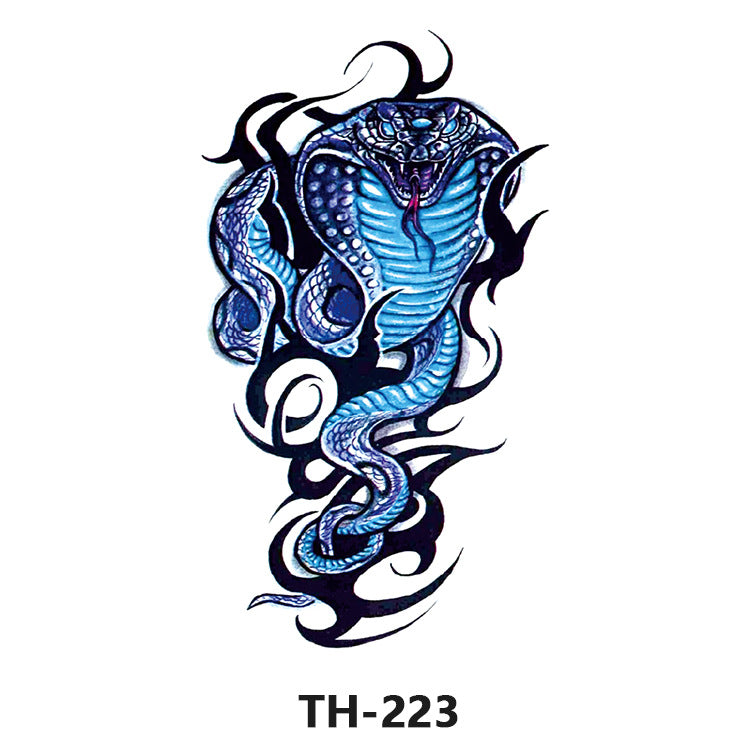 Free shipping Tattoo Factory Sticker Tattoo Tattoo Sticker Simulation Tattoo Sticker Paper Flower Color Water Transfer Stickers Sweatproof and Waterproof Direct Wholesale
