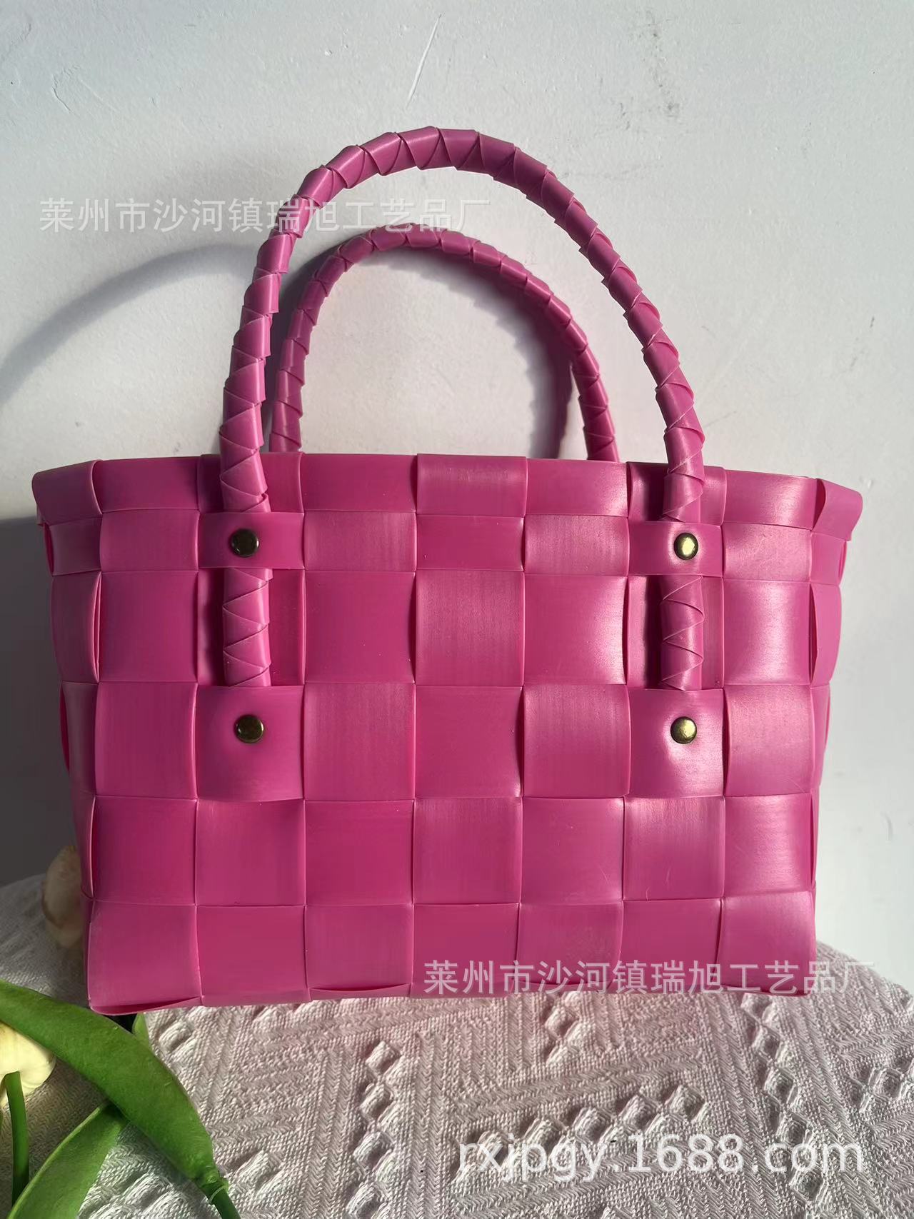 Dopamine Bag Free shipping Tattoo New Fashion Dopamine Handbag Woven Bag Tote Bag Gift Bag Women's Bag