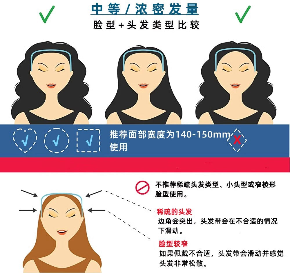 头饰发箍新款方形墨镜发箍压发头饰减龄发卡百搭外出简约太阳发捆批发