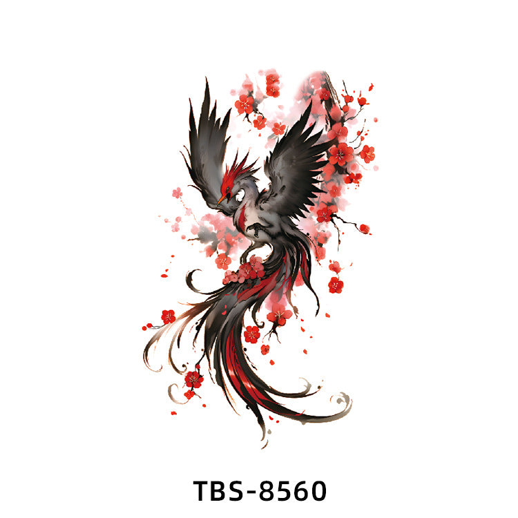 Free shipping Tattoo Small Full Arm Waterproof Tattoo Sticker Half Sleeve Arm Lion Animal Long-Lasting Cross-Border European and American Tattoo Sticker Paper Tattoo