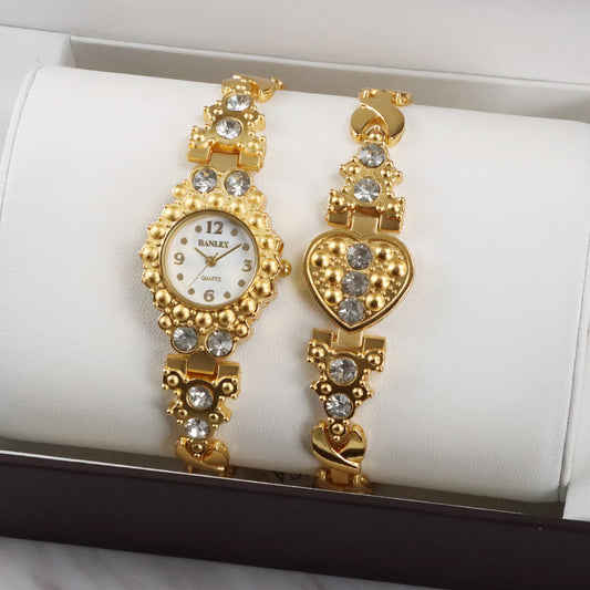 Fashion women's watchHot Selling Fashion Bracelet Women's Watch Cross-Border Diamond-Embedded Fashion Trend Quartz Watch Foreign Trade One Wholesale 2774