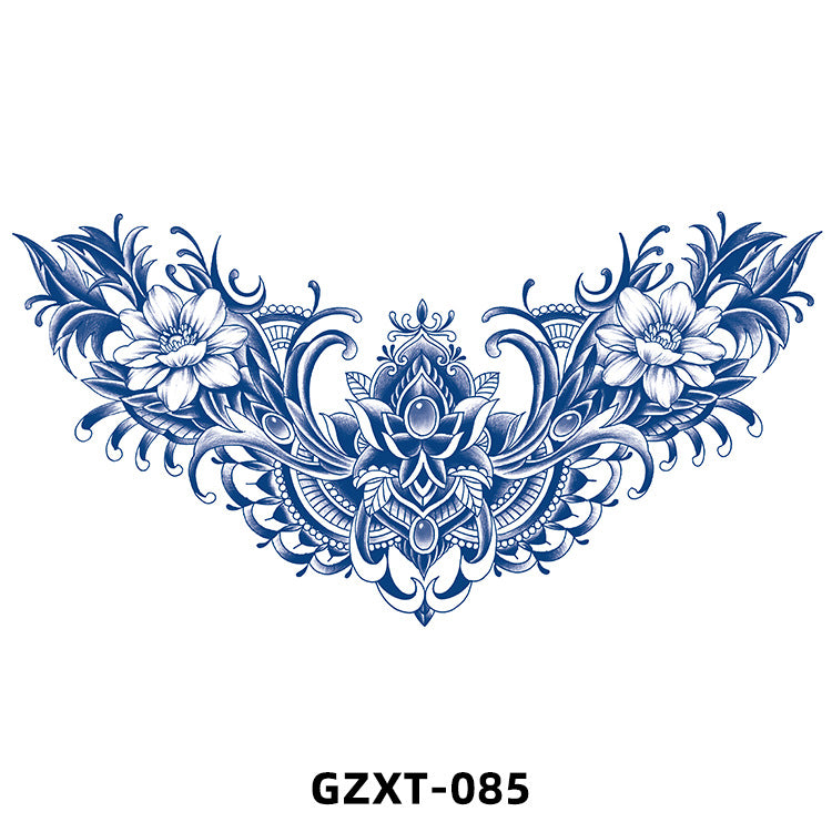 Free shipping Tattoo 2023 New Factory Wholesale Juice Chest Paste Tattoo Sticker Herbal Semi-Permanent Back Tattoo Wings Tattoo Sticker