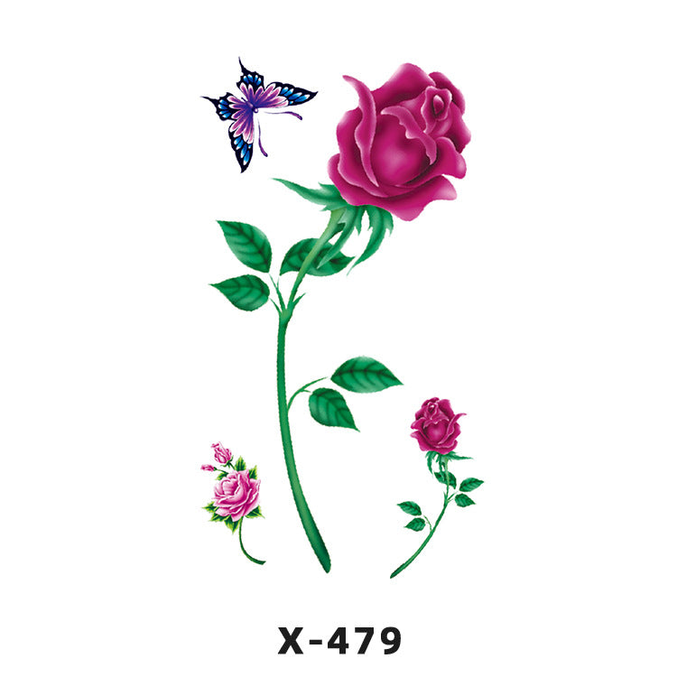 Free shipping Tattoo Tattoo Sticker Paper Waterproof Love Heart Man and Woman Cartoon Personality Couple Long Lasting Flower English Letters Fresh Tattoo Sticker