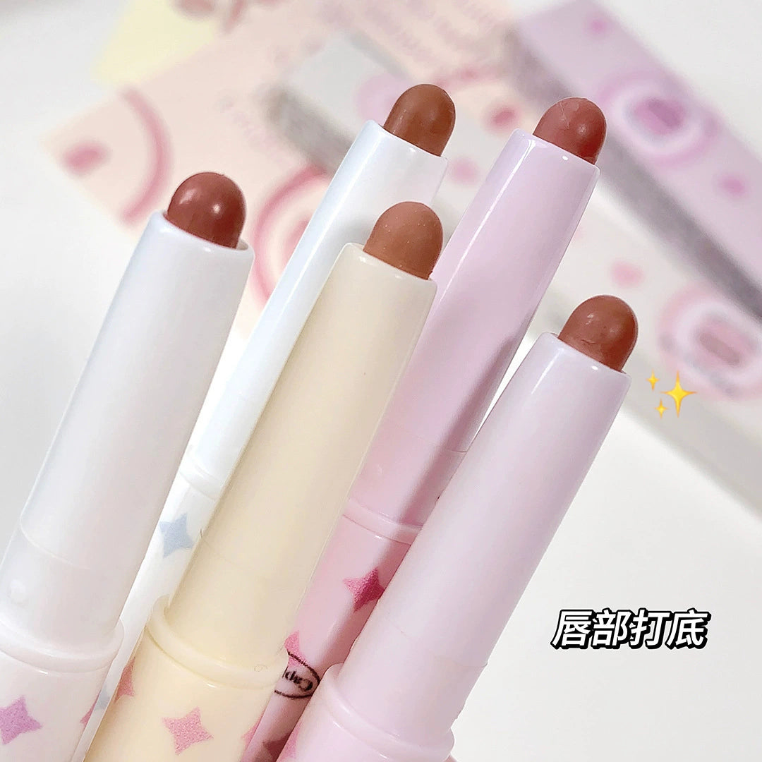网红双头唇线笔勾勒唇形塑形裸色口红唇笔学生国货彩妆唇膏学生女