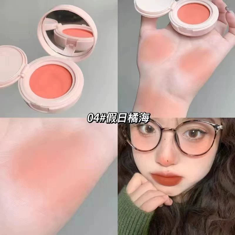 气垫腮红膏提亮肤色保湿持久自然少女感裸妆提亮肤色土豆泥胭脂女
