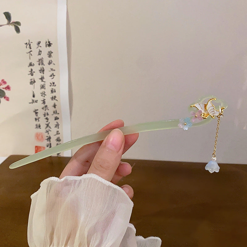 头饰发簪国潮新款发簪小众设计感盘发发钗新中式旗袍汉服簪子气质发饰批发