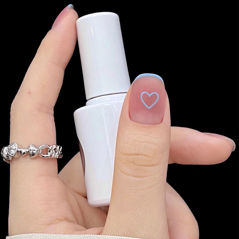 海盐蜜桃穿戴甲可爱指甲贴片腮红美甲片磨砂假指甲美甲贴片成品甲