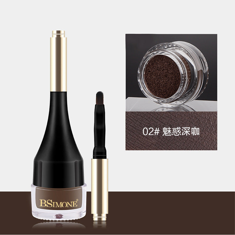 西蒙妮气垫半永久染眉膏女水眉笔防水持久不脱色自然防汗跨境批发