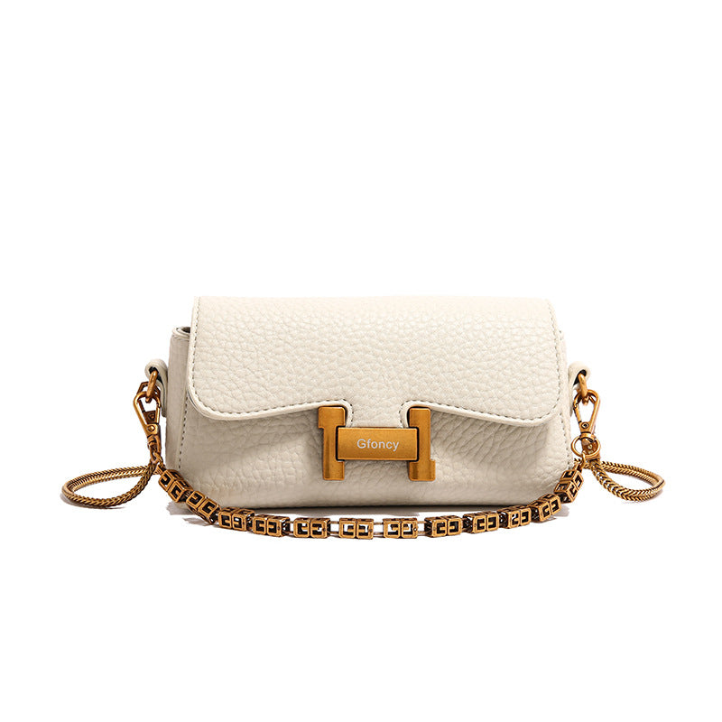 Dopamine Bag Free shipping Tattoo Popular popular small bag women's 2024 summer new fashionable solid color oblique span small square bag chain single shoulder portable women's bag
