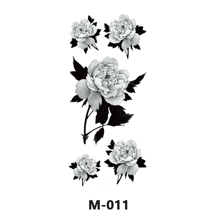 Free shipping Tattoo Factory Wholesale Tattoo Sticker Tattoo Men's and Women's Flower Butterfly Color Waterproof Tattoo Sticker Internet Celebrity Tattoo Sticker Paper
