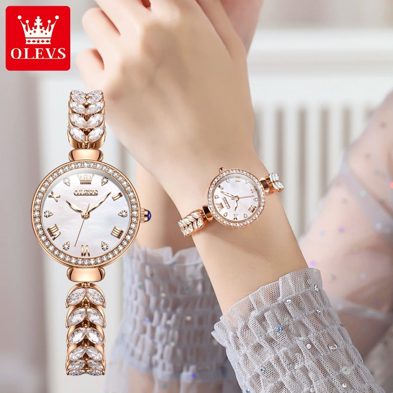 Women's fashion watch  Ocean dream Light luxury bracelet quartz watch niche senior women's watch