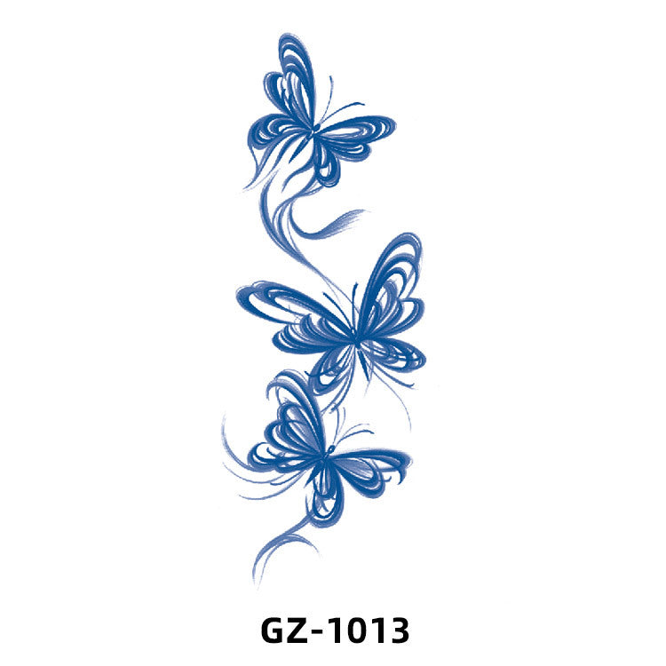 Free shipping Tattoo 2024 New Herbal Animal Tattoo Tattoo Sticker Semi-Permanent Pattern Half Sleeve Tattoo Waterproof Sweatproof Tattoo Sticker Paper
