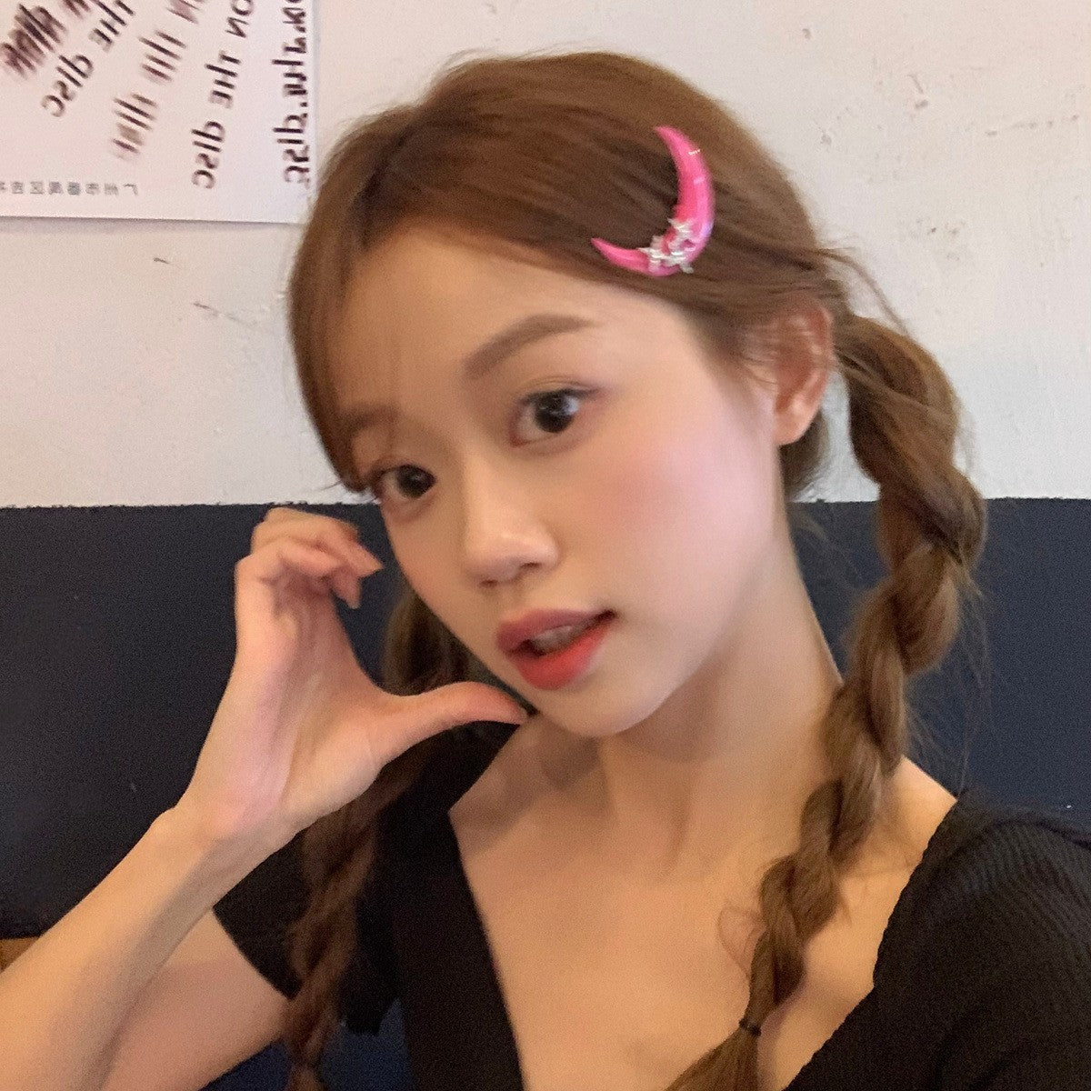 头饰发夹多巴胺甜酷风少女发夹y2k小众辣妹鸭嘴夹甜美高级感气质发饰批发