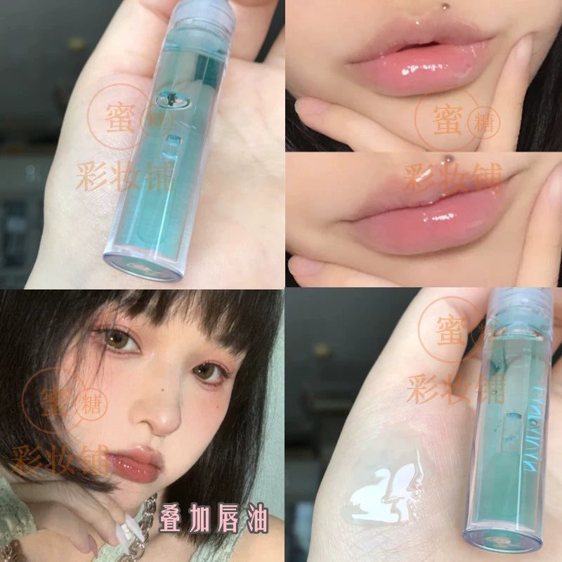 奶油高光口红唇彩釉!Beckisue水光镜面唇蜜嘟嘟唇保湿气色滋润FB平替