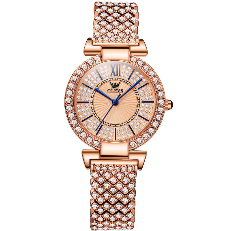 Women's fashion watch Oulishi brand watches wholesale cross-border Full star quartz watch ins style women's watch women's watch