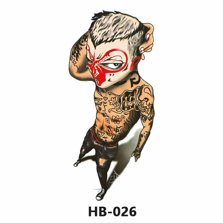 Free shipping Tattoo Cross-Border Factory in Stock Wholesale Artistic Tattoo Sticker Waterproof Fashion Flower Arm Stickers Half Sleeve Temporary Tattoo Sticker Men and Women