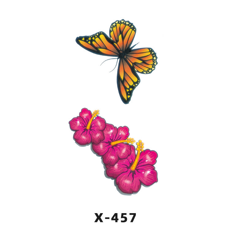 Free shipping Tattoo Tattoo Sticker Paper Waterproof Love Heart Man and Woman Cartoon Personality Couple Long Lasting Flower English Letters Fresh Tattoo Sticker