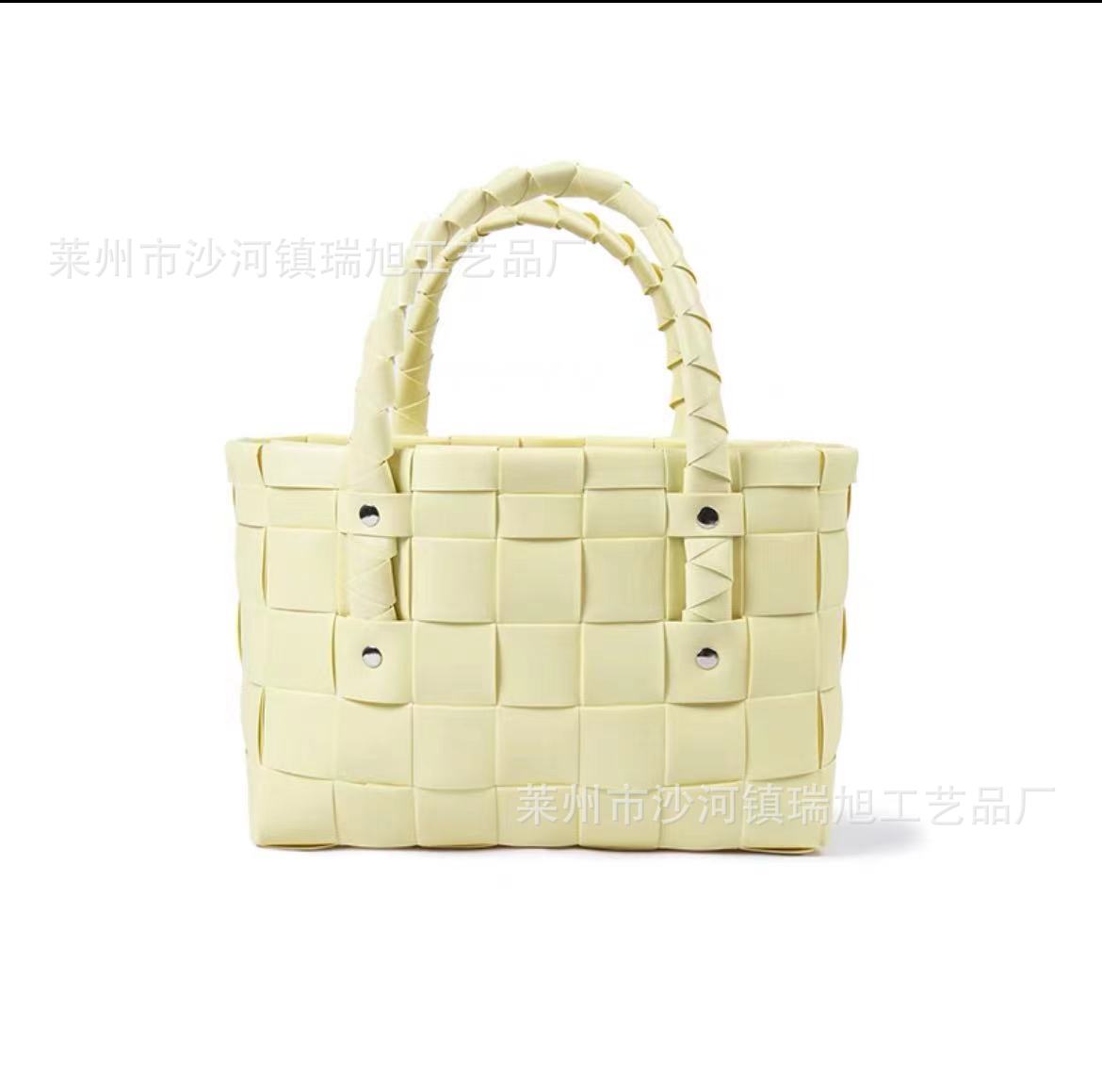 Dopamine Bag Free shipping Tattoo New Fashion Dopamine Handbag Woven Bag Tote Bag Gift Bag Women's Bag