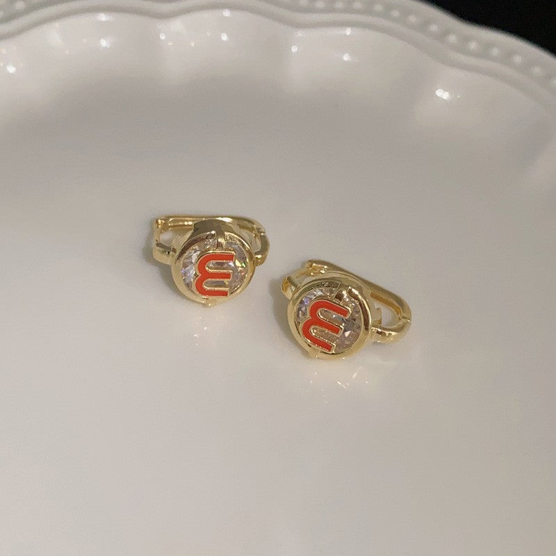 银针花朵弧面不规则珍珠耳环巴洛克复古气质锆石耳钉爱心网红耳饰