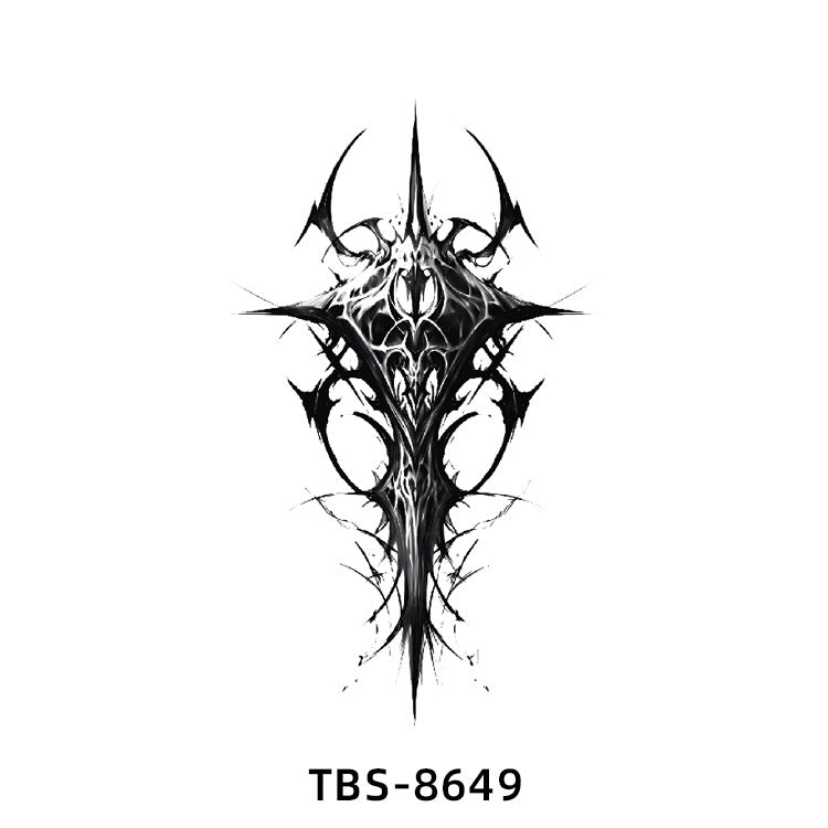 Free shipping Tattoo Small Full Arm Waterproof Sweatproof Tattoo Sticker Animal Color Half Sleeve Flower Arm Long-Lasting Cross-Border European and American Tattoo Sticker Paper Tattoo