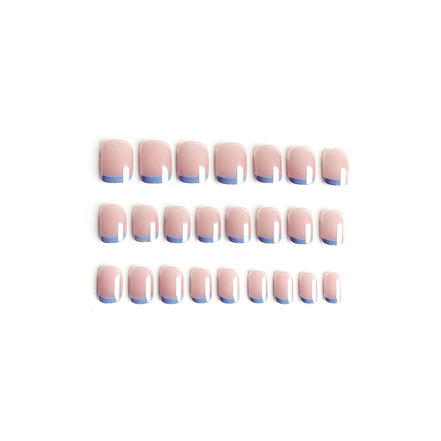 Fashion  nail Fake Nail Patch Wear Armor Finished Product Nail Tip Nail Stickers French Edge Nail Patch Stall Supply Manufacturer P160