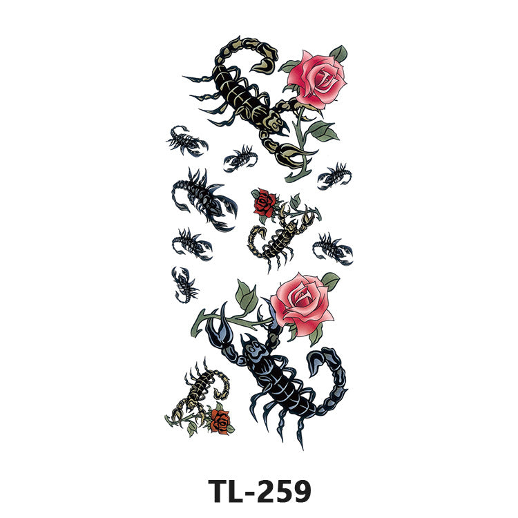 Free shipping Tattoo Waterproof Tattoo Sticker Fresh Flowers Stickers Sexy Plant Tattoo Small Picture Flower Tattoo Sticker in Stock Wholesale