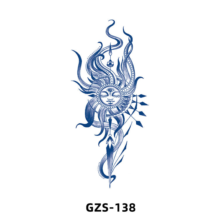 Free shipping Tattoo New Herbal Juice Tattoo Sticker Cute Flowers Fresh Flower Semi-Permanent Ins Tattoo Stickers Factory Wholesale