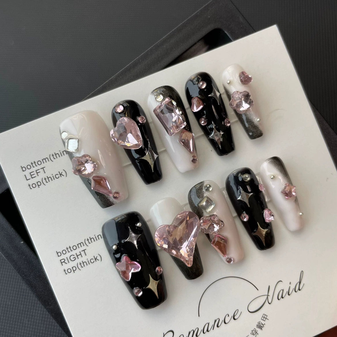 (Hand-made nail) Sharla Cheung | Millennium Spice Girl y2k sweet and cool crit hand-made manicure online celebrity explosions senior lazy people wear armor.