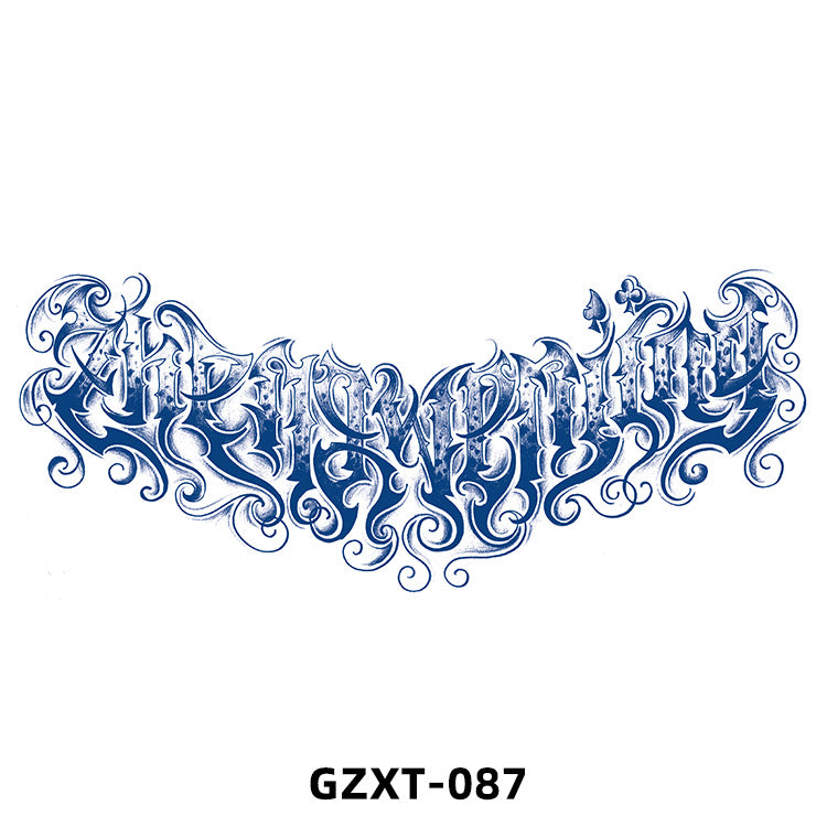 Free shipping Tattoo 2023 New Factory Wholesale Juice Chest Paste Tattoo Sticker Herbal Semi-Permanent Back Tattoo Wings Tattoo Sticker