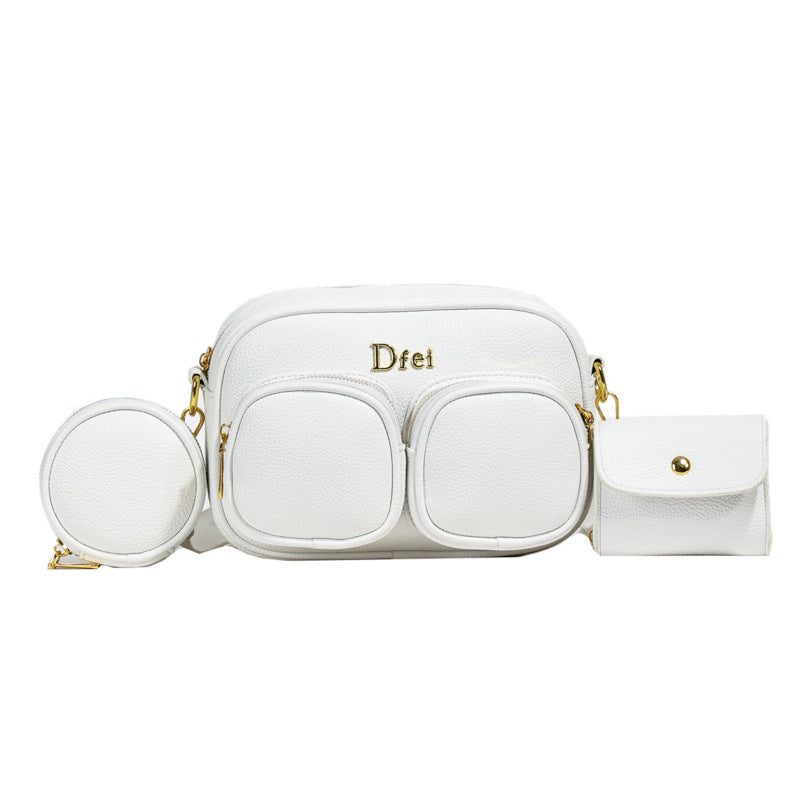 Dopamine Bag Free shipping Tattoo Summer messenger bag women's 2024 new trendy ins style Japanese dopamine girl color bar one shoulder messenger bag