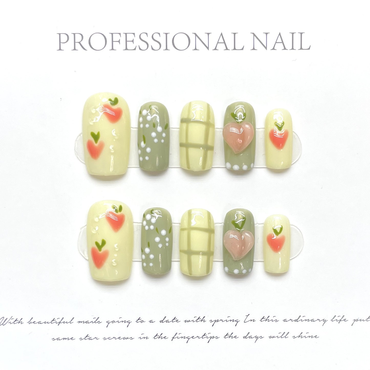 (reusable nail)"Hand-made real shot" blue mine cat's eye hand-worn nail stickers long white advanced detachable.
