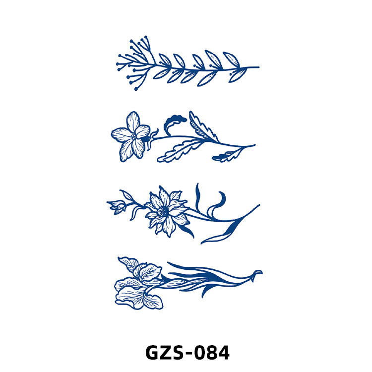 Free shipping Tattoo New Small Picture Tattoo Sticker Herbal Juice Tattoo Ins Fresh Semi-Permanent Tattoo Sticker Waterproof Sweat-Proof Stickers