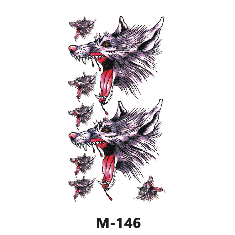 Free shipping Tattoo Sticker Tattoo Tattoo Sticker Simulation English Tattoo Sticker Paper Flower Colorized Butterfly Water Transfer Sticker Sweatproof and Waterproof Wholesale