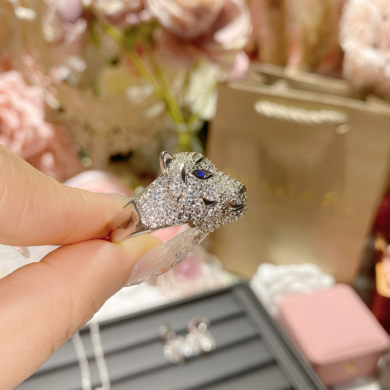山茶重工设计朋克嘻哈潮个性虎头项坠 设计师镀18K金滴胶工艺套装