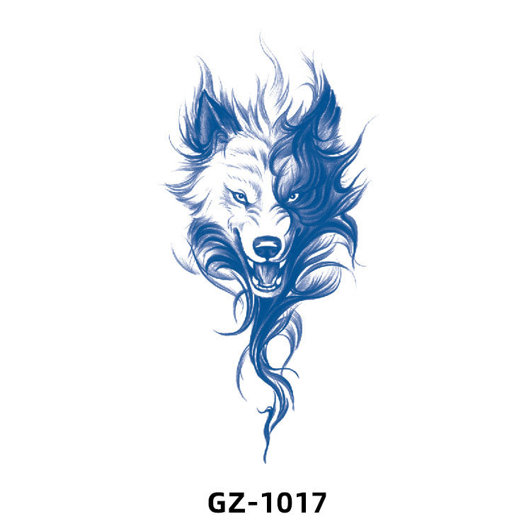 Free shipping Tattoo 2024 New Herbal Animal Tattoo Tattoo Sticker Semi-Permanent Pattern Half Sleeve Tattoo Waterproof Sweatproof Tattoo Sticker Paper