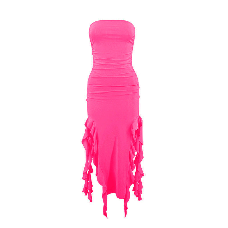 Free shipping  shoulder jellyfish lace dress sexy babes ur women's clothing