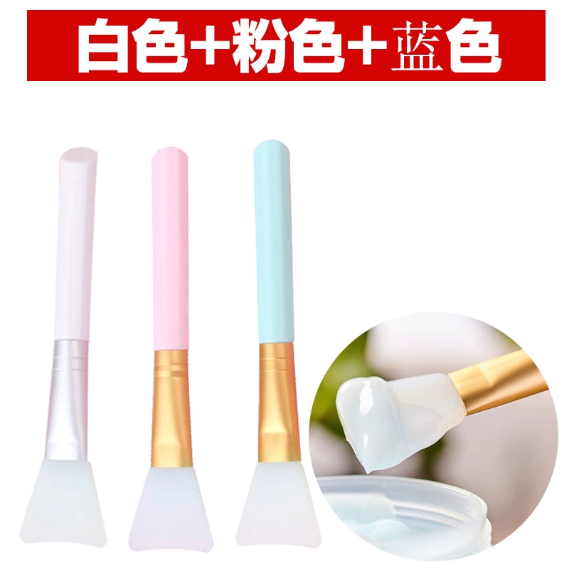 面膜刷硅胶刷头柔软涂面膜刷子易清洗涂抹式泥膜专用刷彩妆化妆刷