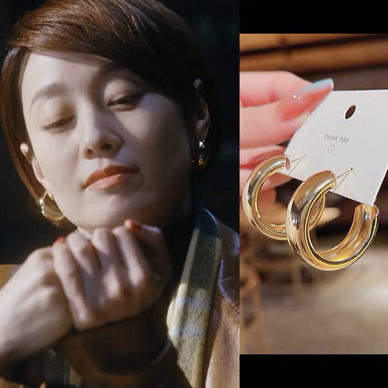 李李同款耳环耳饰繁花繁华辛芷蕾辛止蕾电视剧马伊利玲子饰品批发