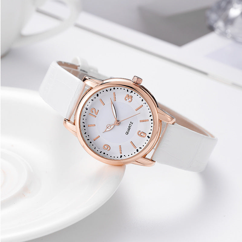 Fashion women's watchCross-Border Fashion Simple Popular Crocodile Belt Quartz Watch