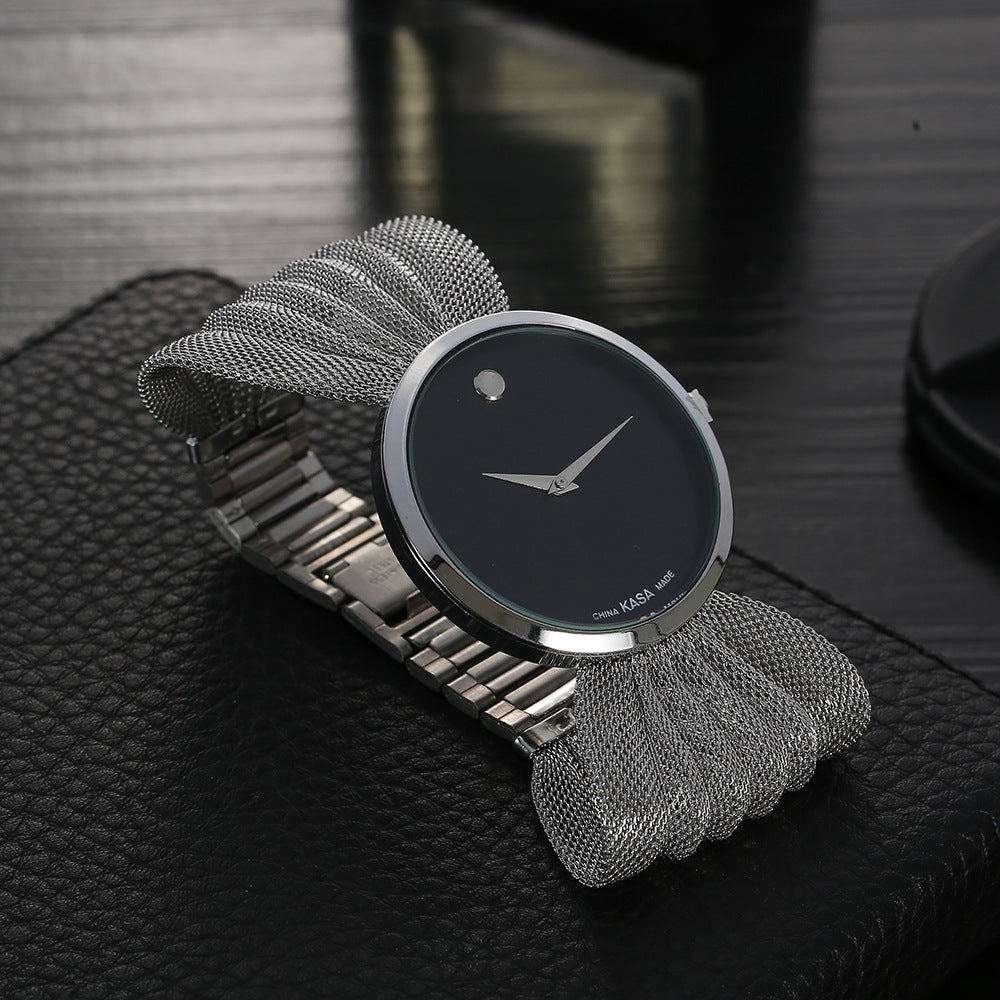 Fashion women's watchCross-Border AliExpress Fashion Mesh Strap Women's Quartz Watch European and American Fashion Butterfly Mesh Belt Women's Watch Wholesale