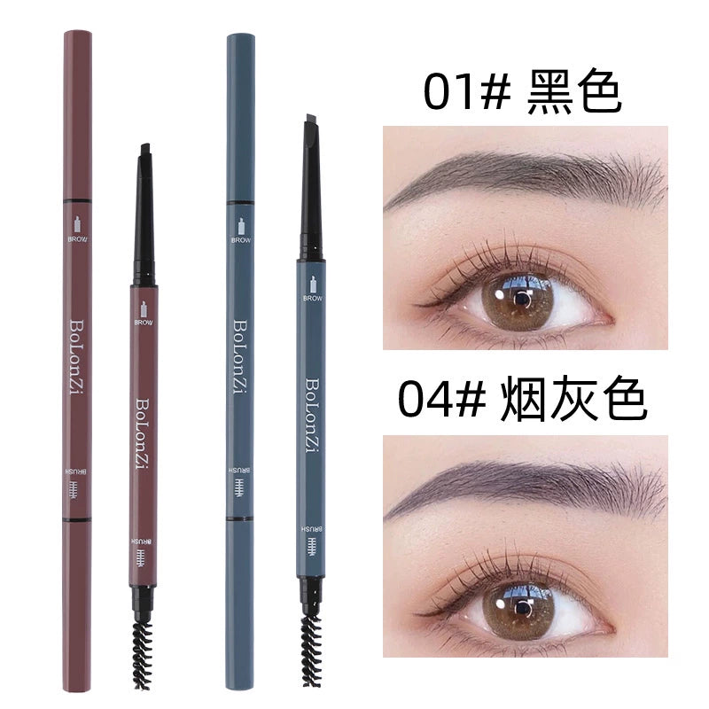 双头极细防水眉笔根根分明女持久防水防汗不脱色女初学者非常自然
