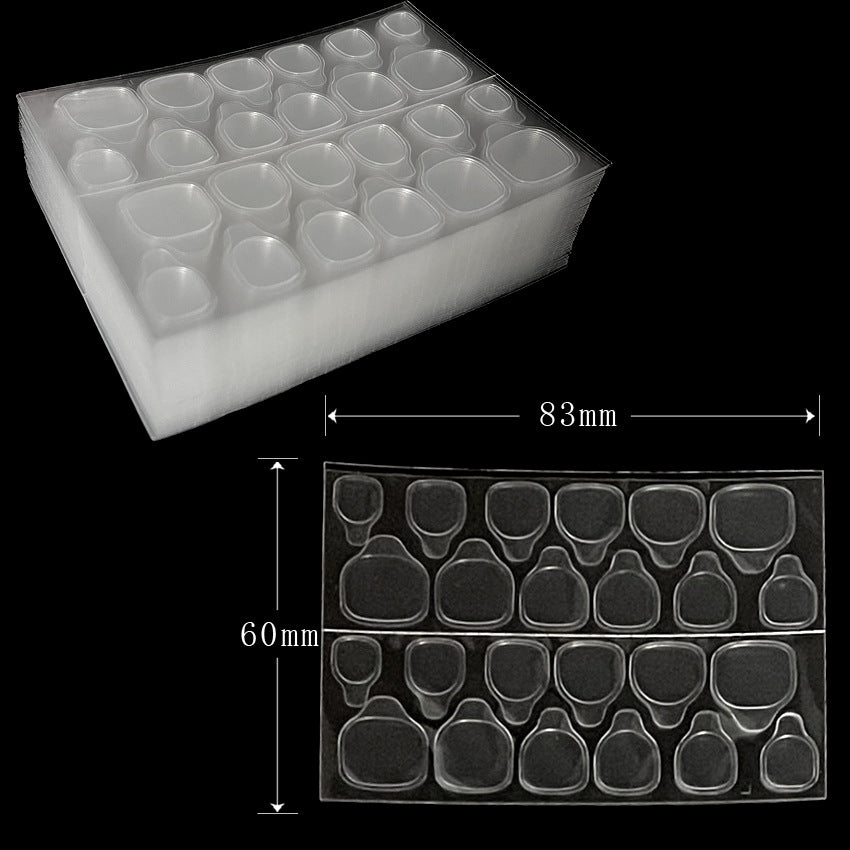 Fashion  nail Manicure Wear Manicure Jelly Double-Sided Polishing Strip Manicure Implement Alcohol Pad Double-Side Paste
