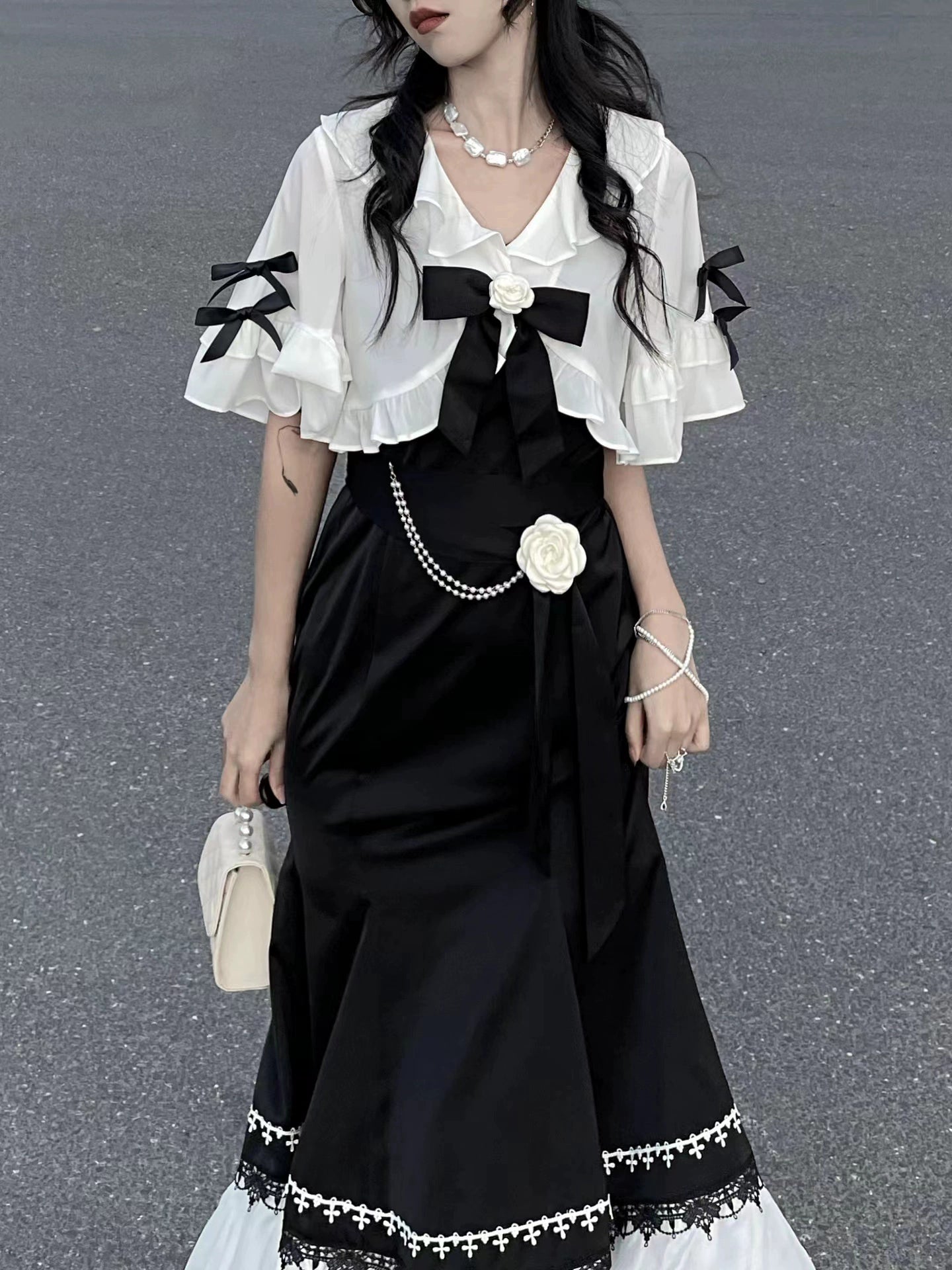 Fashion women's wear French Strap Dress Women's Summer 2024 New High-Grade Dress Daily Style Super Fairy Slimming Fishtail Dress